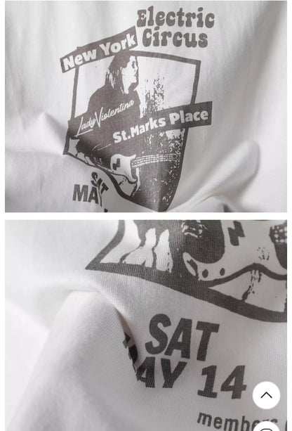 Cute 90s Vintage Guitar Retro White Short Sleeve T- Shirt Top Aesthetic Casual Summer E-Girl Kawaii Korean Japanese Harajuku