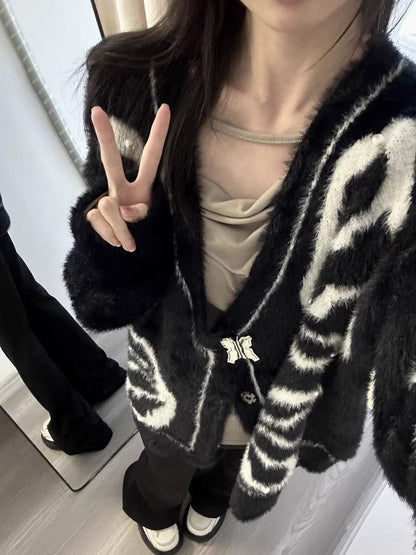 Fluffy Butterfly Sweater