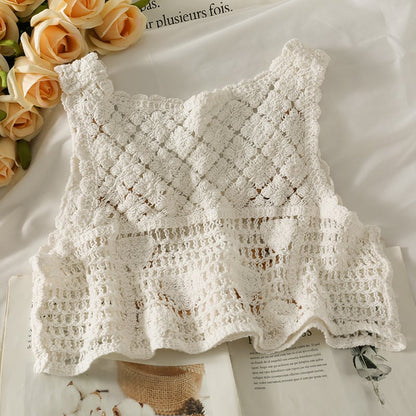 Sunflower Knit Crop Top