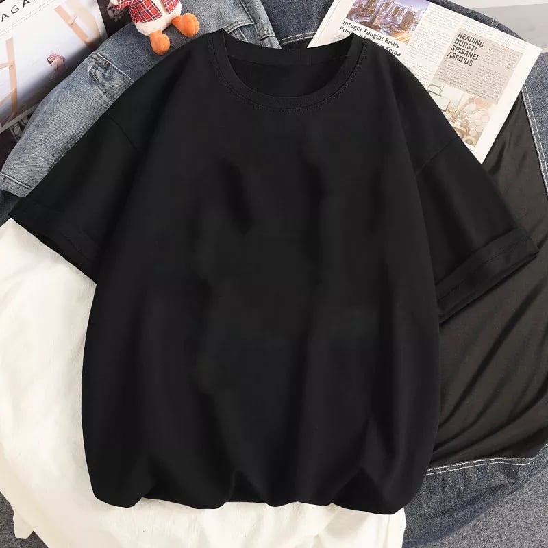 Anime Girl Print Baggy Short Sleeve T-shirt