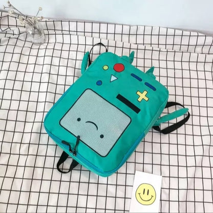 Cute BMO Gameboy Cartoon Backpack Bag Aesthetic Casual Summer E-Girl Kawaii Korean Japanese Harajuku