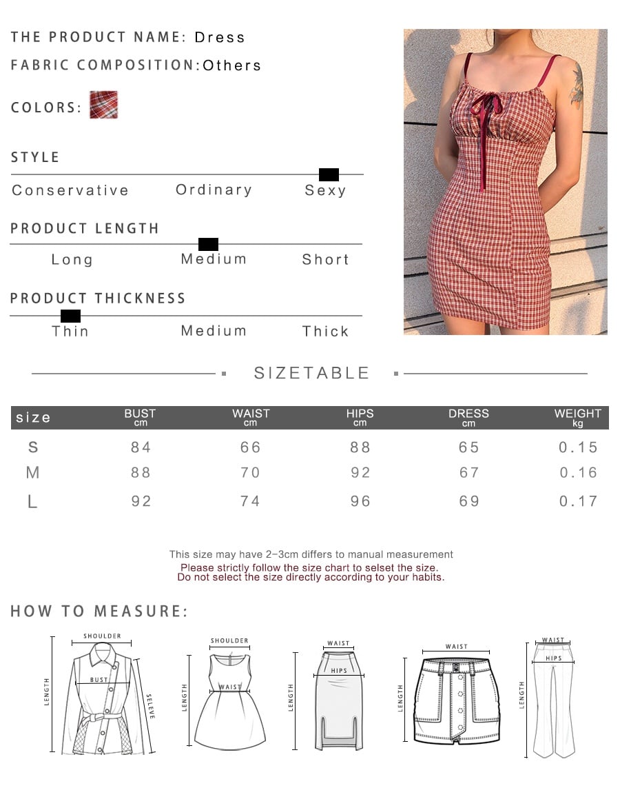 Cute Plaid Checkered A-line Spaghetti Strap Bow Summer Short Dress Kawaii Korean Japanese Harajuku Chinese Retro Streetwear Aesthetic Fashion