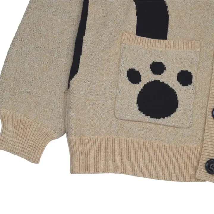 Cat Graphic Print Sweater