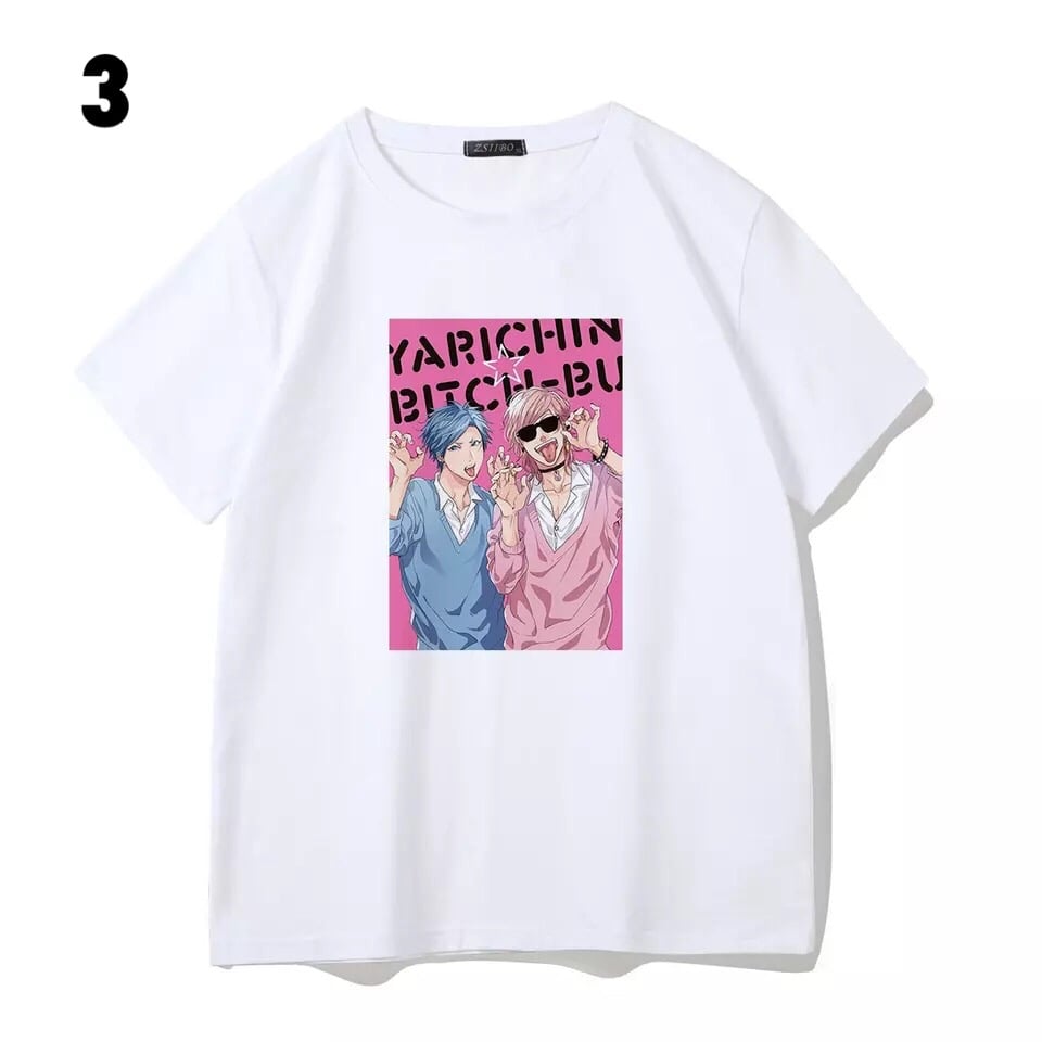 Anime Cartoon Yaoi Causal Short Sleeve Shirt