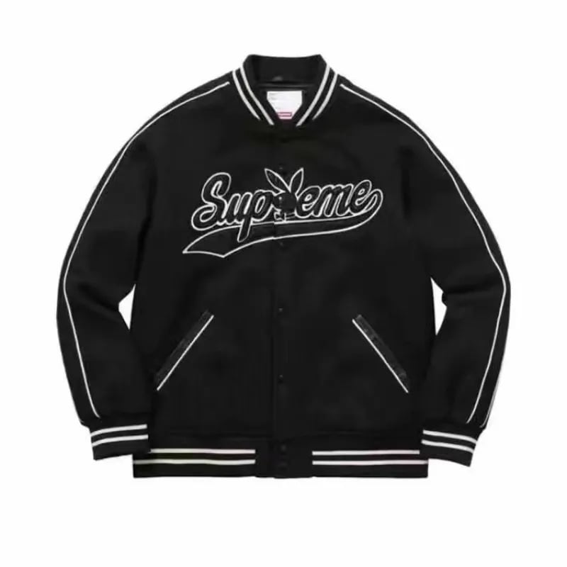 Black Oversized Baseball Jacket