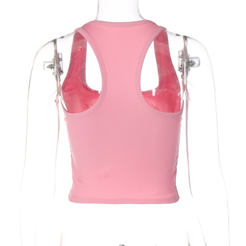 Pink Diva Rhinestone Tank Top