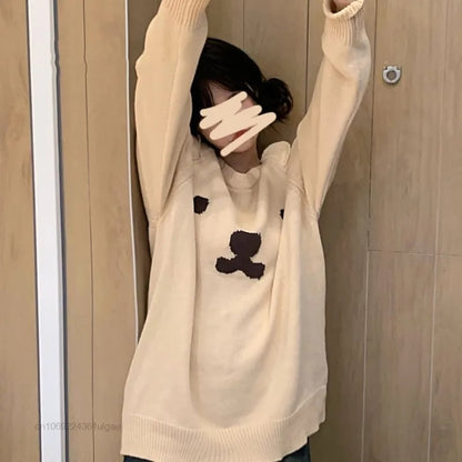 Teddy Bear Knit Pullover
