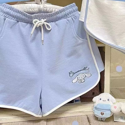 Anime High Waist Shorts Aesthetic Casual E-Girl Kawaii Korean Japanese Harajuku