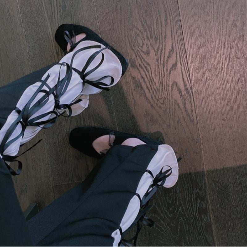 Bell Bottom Bow High Waist Flare Pants