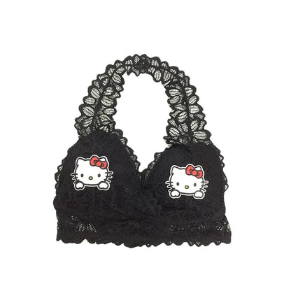 Lace Up Kitty Cat Halter Top
