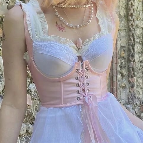 Pink Bustier Corset