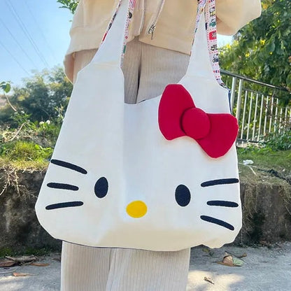 Kitty Cat Anime Tote Bag