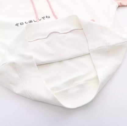 Cute Sweet Pastel Pink Cat Fish Print Soft Long Sleeve Hoodie Sweatshirt Pullover Aesthetic Casual E-Girl Kawaii Korean Japanese Harajuku