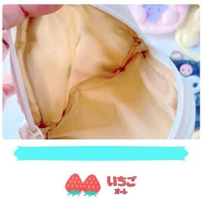 Cute Anime Japanese Plush Coin Purse Wallet Storage Bag Pendant