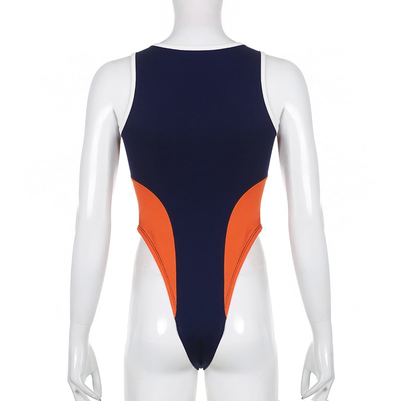 Patchwork Bodycon Tank Top
