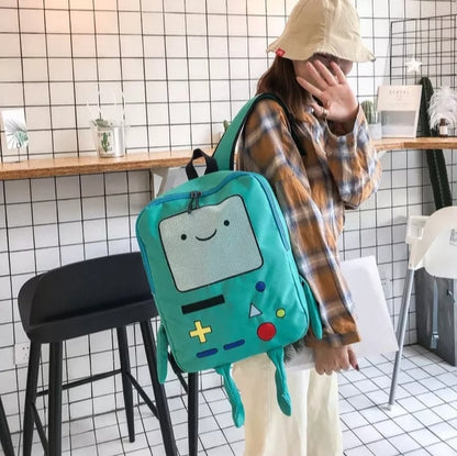 Cute BMO Gameboy Cartoon Backpack Bag Aesthetic Casual Summer E-Girl Kawaii Korean Japanese Harajuku