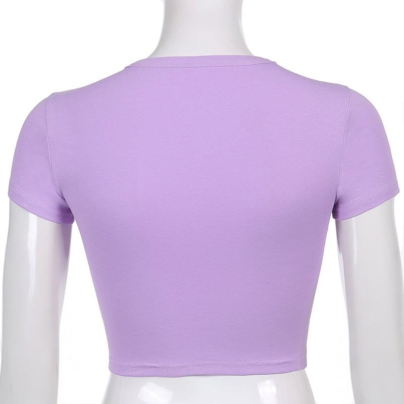 Purple Ying Yang Short Sleeve Shirt