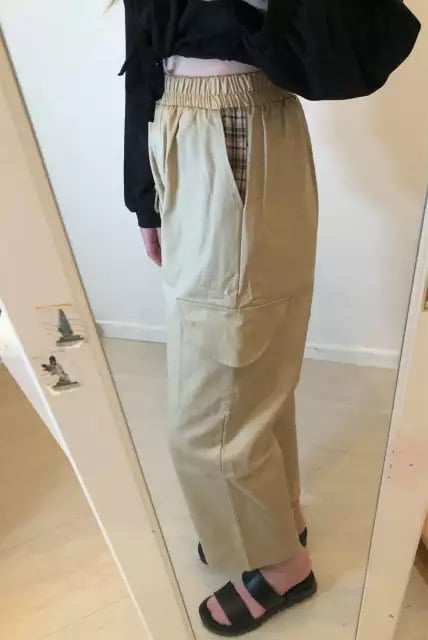 Cute Black Khaki Bear Embroidery Wide Leg Pants Women Casual High Waisted Loose Long Straight Bottom E-Girl Kawaii Korean Japanese Harajuku Streetwear