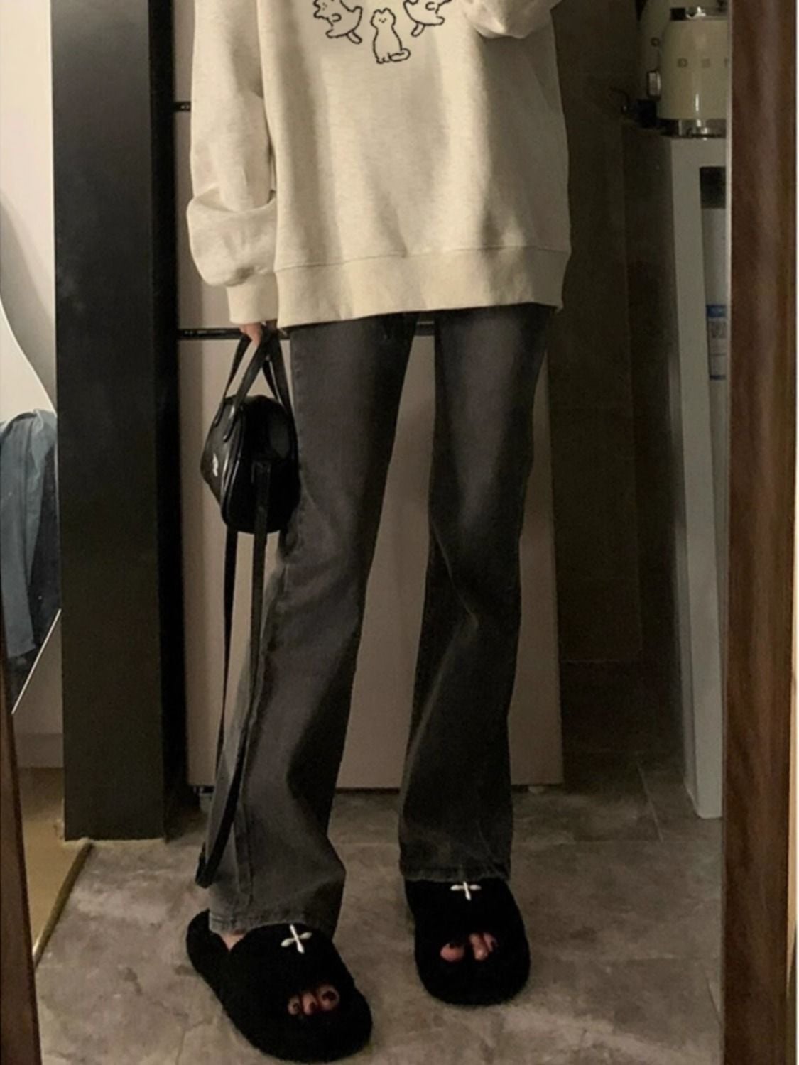 Cat Round Neck Sweater