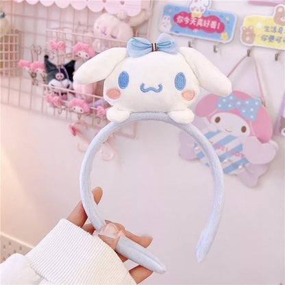 Cute Anime Cartoon Plush Doll Headband Hair Accessories