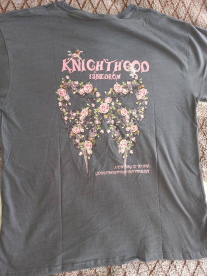 Butterfly Print Short Sleeve T-shirt