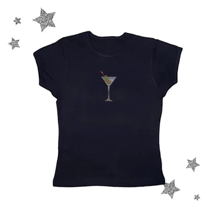 Cocktail Short Sleeve T-shirt