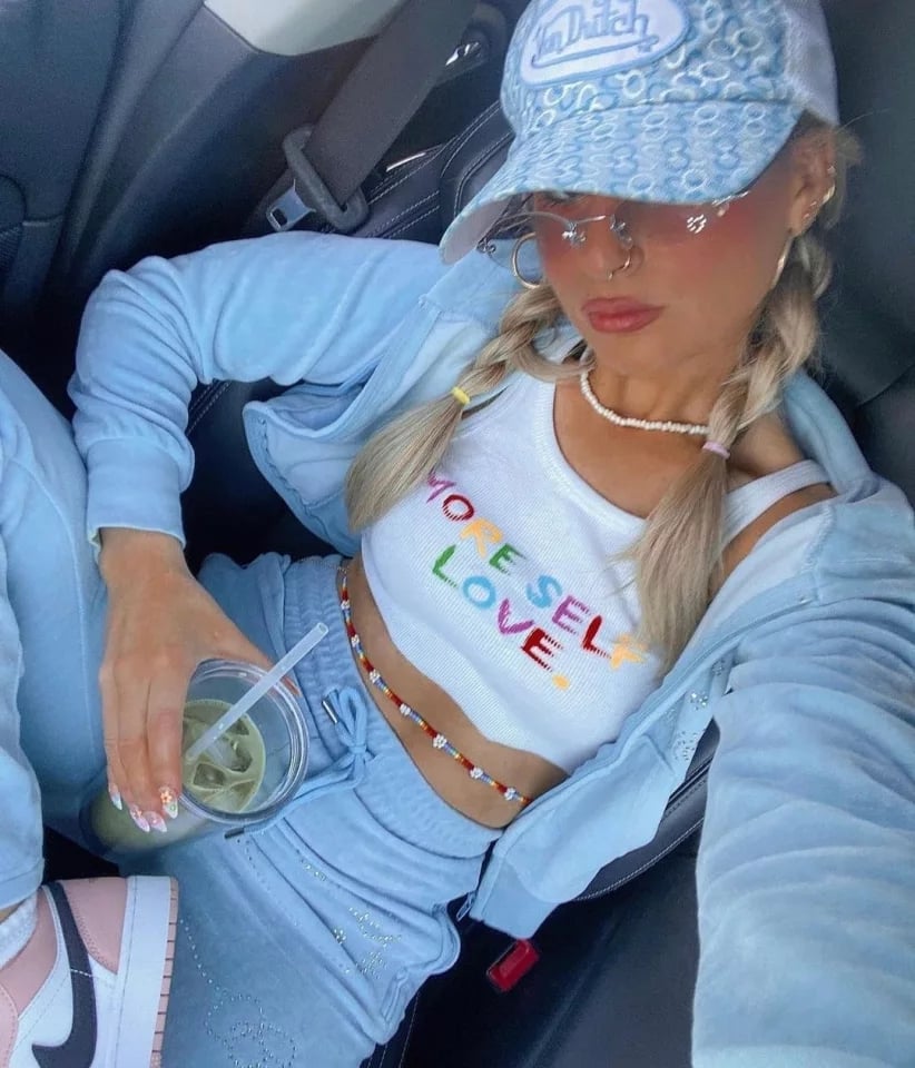 Cute Kitty Cat Rhinestone Crystal Tracksuit Zipper Hoodie Sweatshirt + Pants Trouser Aesthetic Casual E-Girl Kawaii Korean Japanese Harajuku