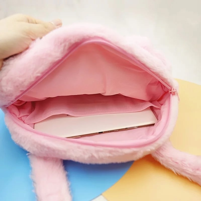 Cute Japanese Anime Cartoon Plush Messenger Bag Handbag Purse