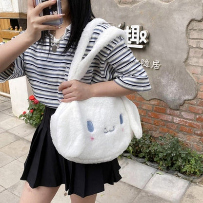 Cute Anime Cartoon Plush Large Shoulder Messenger Bag Handbag Aesthetic Casual Summer E-Girl Kawaii Korean Japanese Harajuku