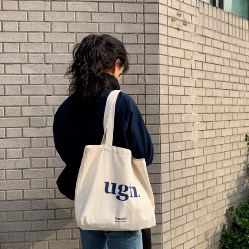 Sign Large Canvas Tote Bag