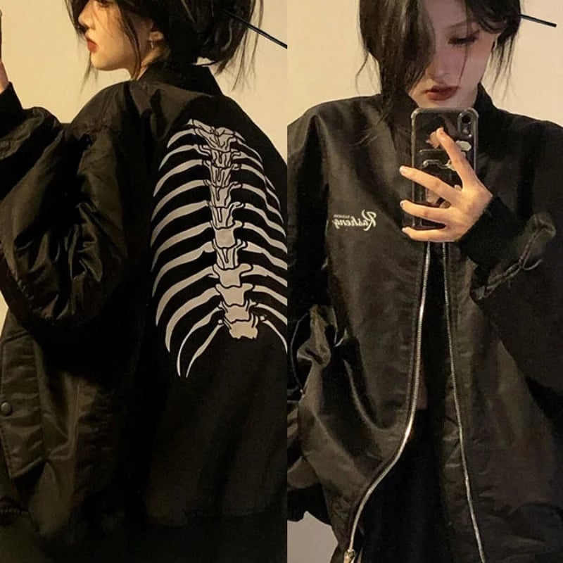 Spine Bone Jacket Bomber