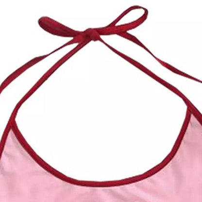 Pink Love Heart Print Halter Backless Spaghetti Strap Camisole Crop Top Summer Aesthetic Casual E-Girl Kawaii Korean Japanese Harajuku