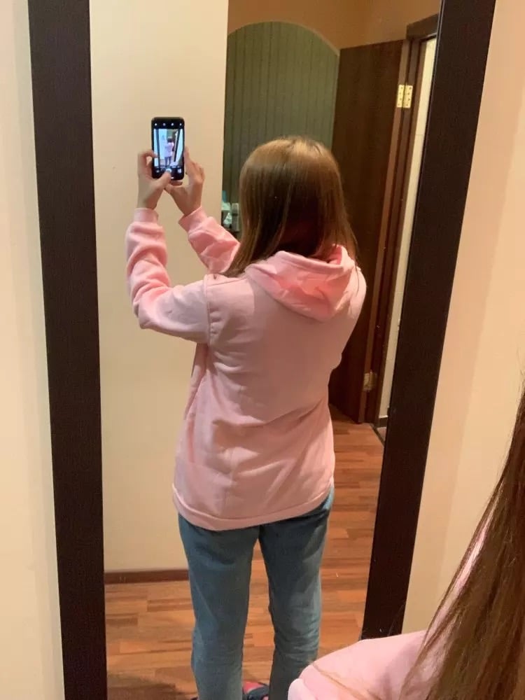 Cute Cat Game Pink Oversized Cartoon Print Casual Sweatshirt Hoodie Pullover E-Girl Kawaii Korean Japanese Harajuku Retro Streetwear Aesthetic