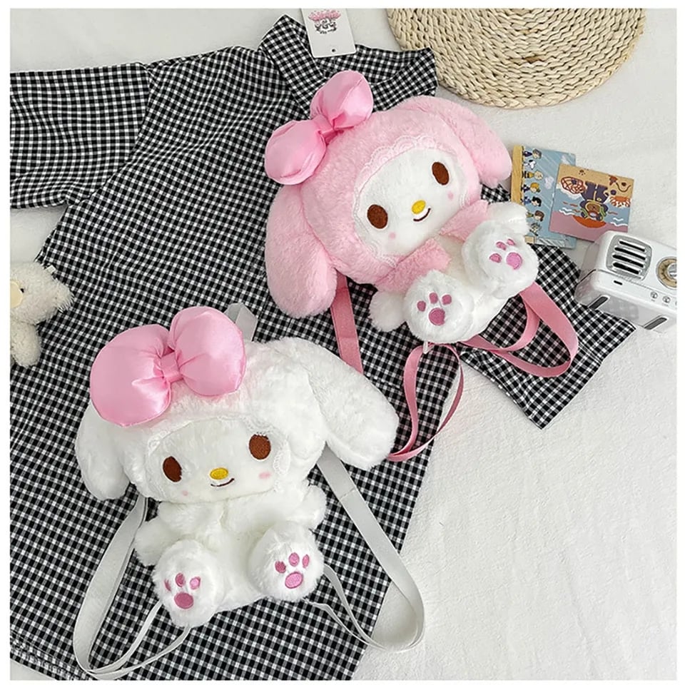 Japanese Anime Cartoon Plush Backpack