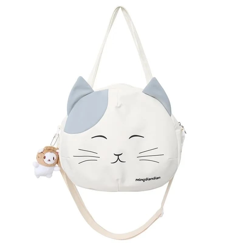 3D Cat Print Shoulder Bag
