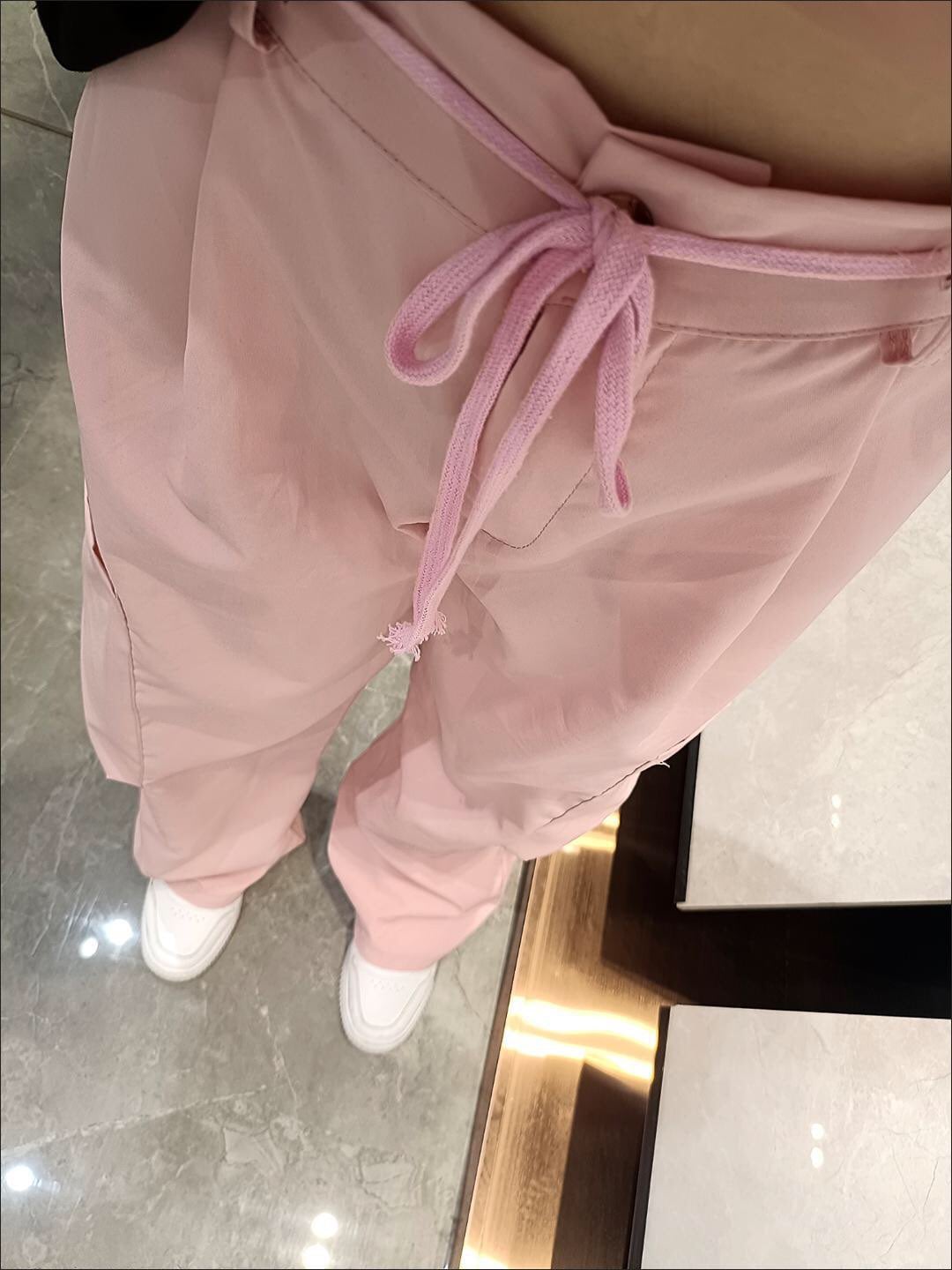 Pink Oversized Baggy Cargo Pants