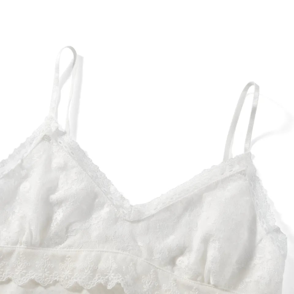 White Lace Tank Top