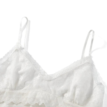 White Lace Tank Top