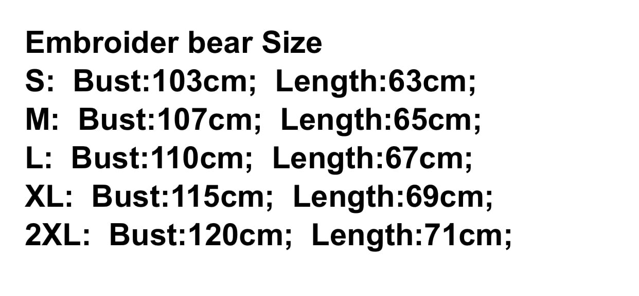 Vintage Bear Embroidery Sweatshirt Causal Long Sleeve Shirt Crew Neck Oversize Loose Sweater E-Girl Kawaii Korean Japanese Harajuku Streetwear