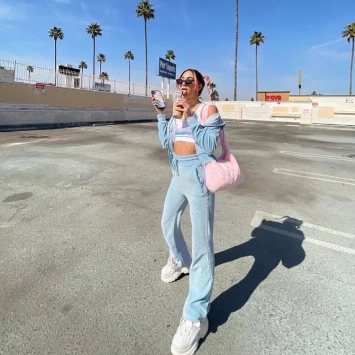 Cute Kitty Cat Rhinestone Crystal Tracksuit Zipper Hoodie Sweatshirt + Pants Trouser Aesthetic Casual E-Girl Kawaii Korean Japanese Harajuku