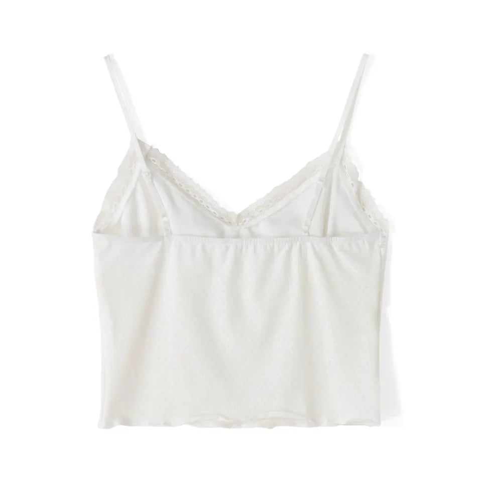 White Lace Tank Top