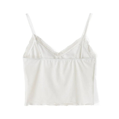 White Lace Tank Top
