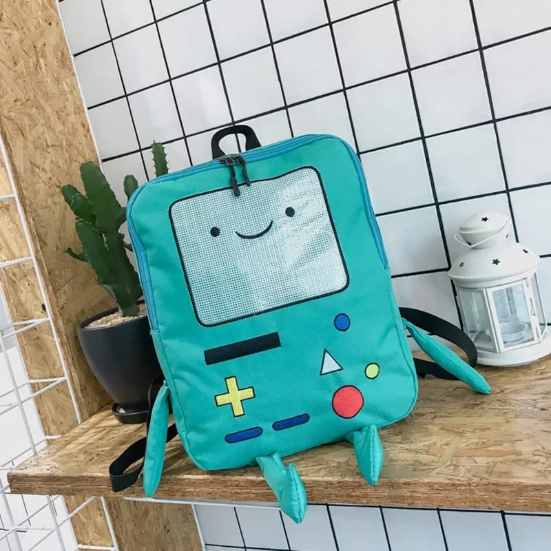 Cute BMO Gameboy Cartoon Backpack Bag Aesthetic Casual Summer E-Girl Kawaii Korean Japanese Harajuku