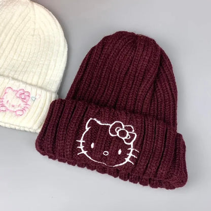 Kitty Cat Anime Wool Beanie