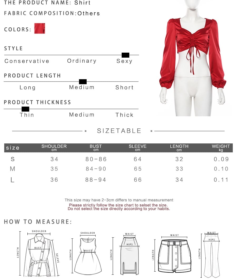 Cute Sexy Red Chiffon Low Cut Crop Top Long Sleeve Shirt Tee T-shirt E-Girl Kawaii Korean Japanese Harajuku Chinese Retro Streetwear Aesthetic