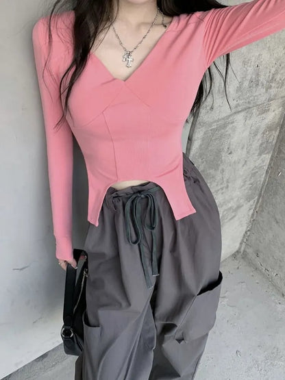 Pink Oversized Baggy Cargo Pants