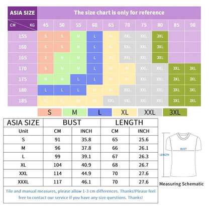 Anime Girl Tearful Print Short Sleeve T-shirt