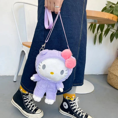 Japanese Anime Cat Plush Backpack