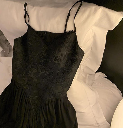 Black Corset Maxi Dress