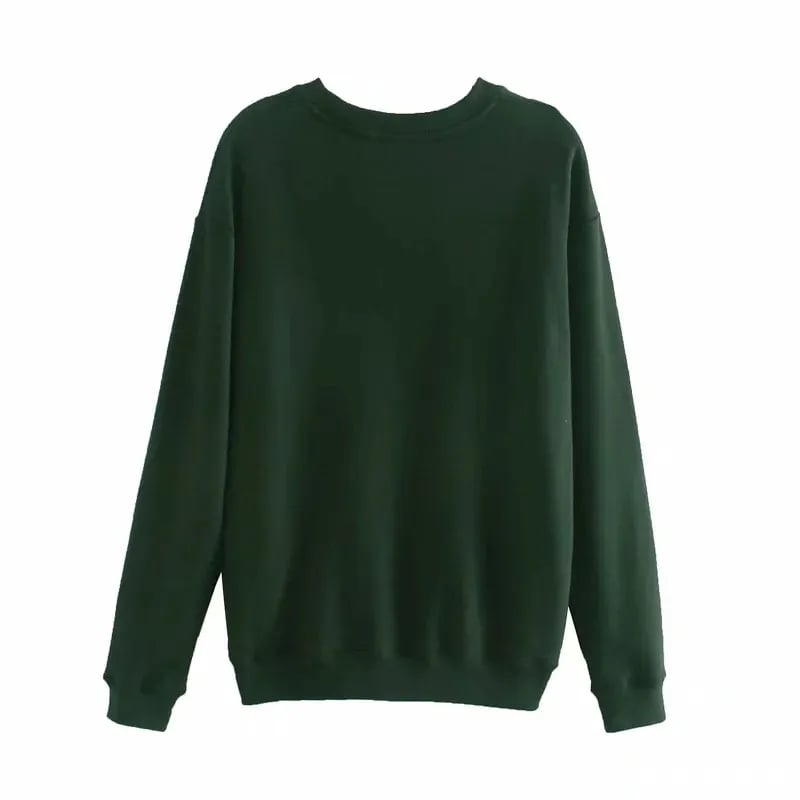 Hawaii Letter Embroidery Sweatshirt